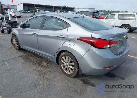 2015 Hyundai Elantra Se from USA, damaged, VIN KMHDH4AE2FU412817